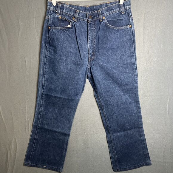 Vintage Levis‎ 517 Orange Tab Jeans 90’s Boot Cut 36 (34) x32 (27) Retro Denim - Picture 1 of 8